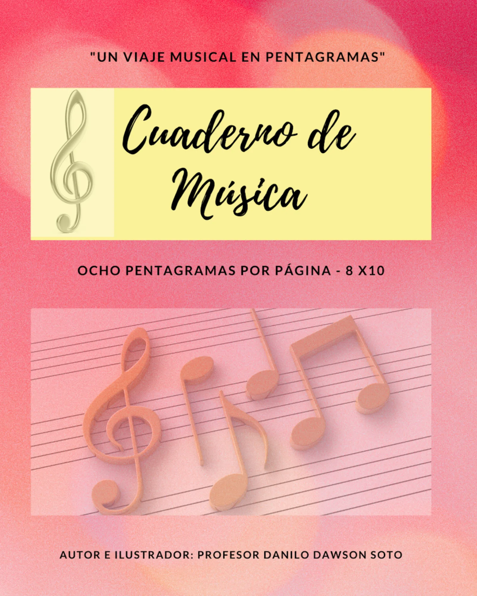 Cuaderno Pautado de Música